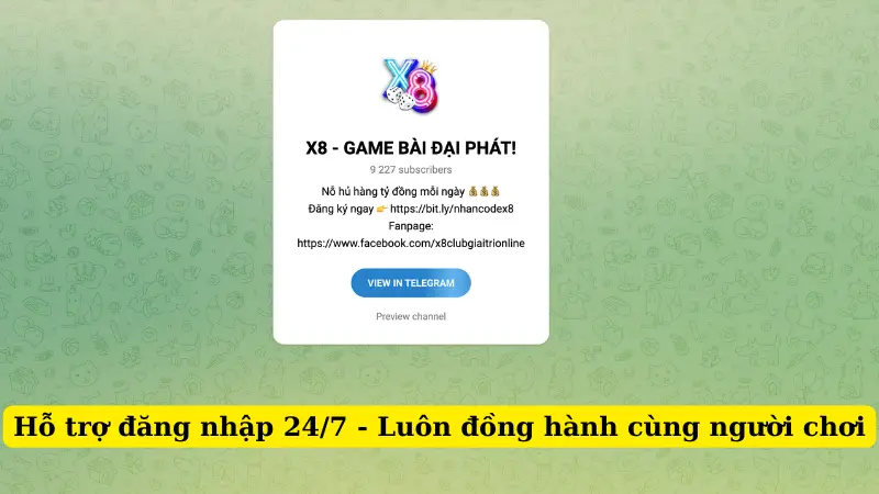 Hỗ trợ đăng nhập 24/7 - Luôn đồng hành cùng người chơi